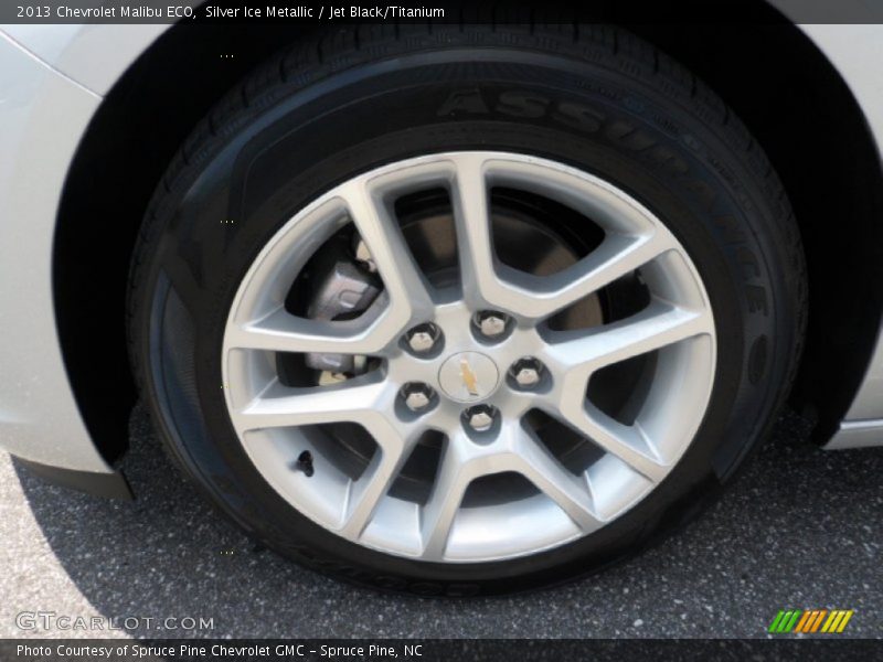 Silver Ice Metallic / Jet Black/Titanium 2013 Chevrolet Malibu ECO