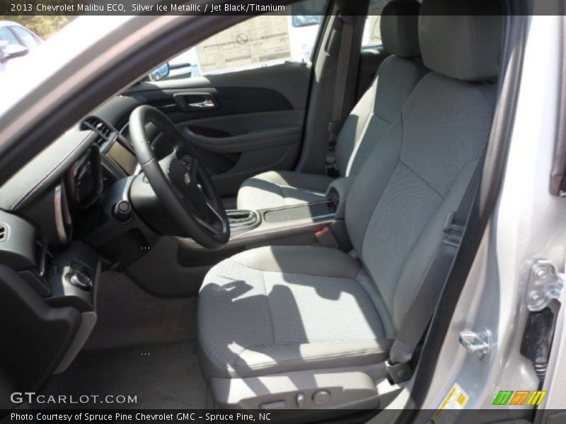 Silver Ice Metallic / Jet Black/Titanium 2013 Chevrolet Malibu ECO