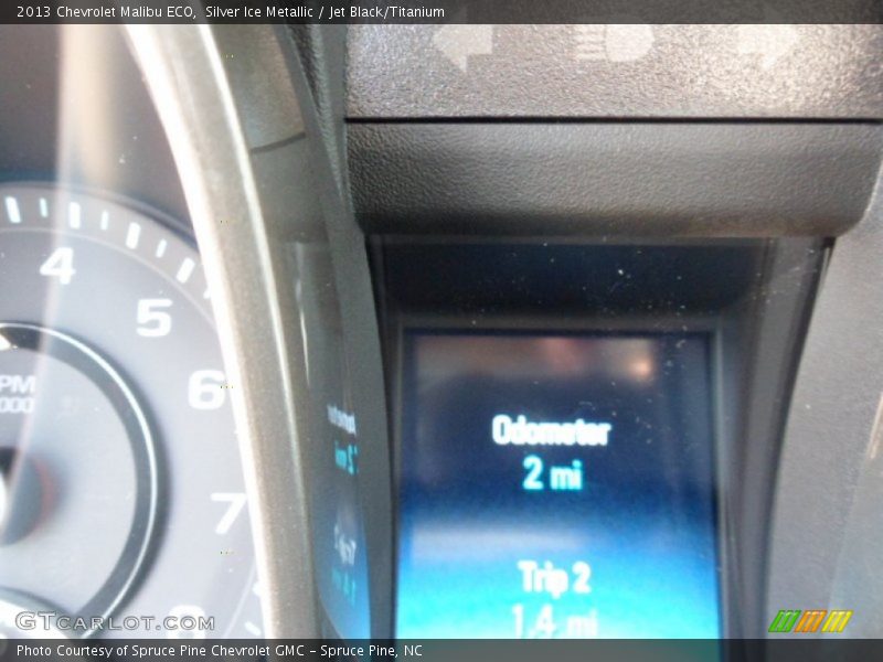 Silver Ice Metallic / Jet Black/Titanium 2013 Chevrolet Malibu ECO