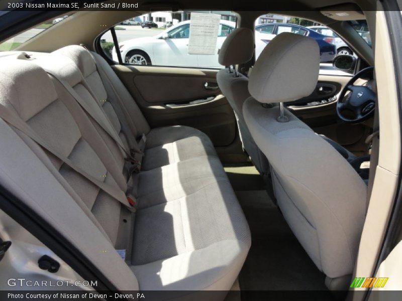 Sunlit Sand / Blond 2003 Nissan Maxima SE