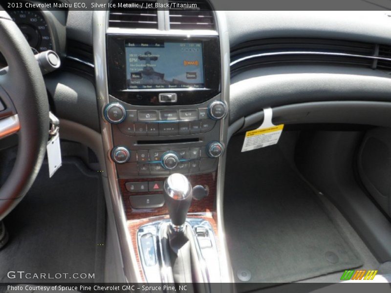 Silver Ice Metallic / Jet Black/Titanium 2013 Chevrolet Malibu ECO