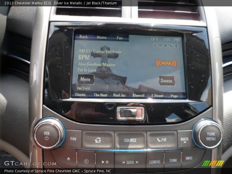 Silver Ice Metallic / Jet Black/Titanium 2013 Chevrolet Malibu ECO