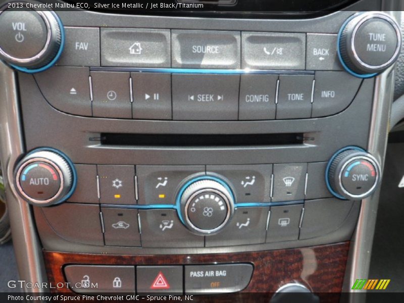 Silver Ice Metallic / Jet Black/Titanium 2013 Chevrolet Malibu ECO