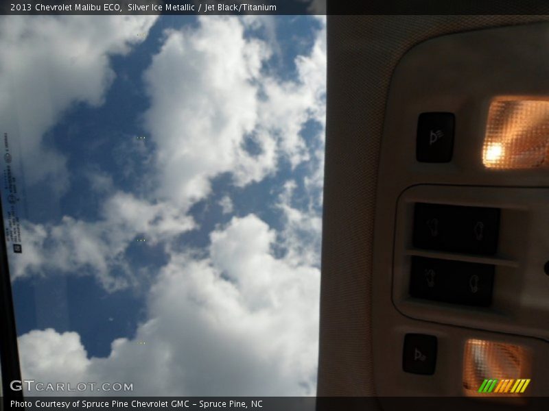 Silver Ice Metallic / Jet Black/Titanium 2013 Chevrolet Malibu ECO