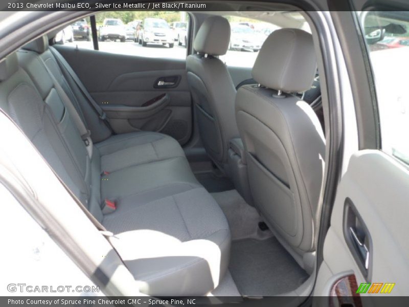 Silver Ice Metallic / Jet Black/Titanium 2013 Chevrolet Malibu ECO