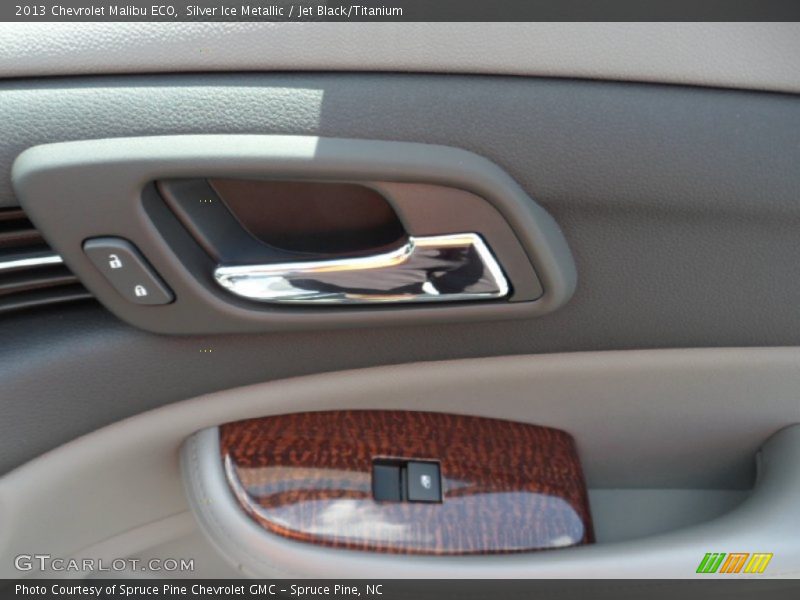 Silver Ice Metallic / Jet Black/Titanium 2013 Chevrolet Malibu ECO