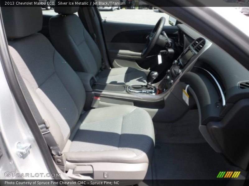 Silver Ice Metallic / Jet Black/Titanium 2013 Chevrolet Malibu ECO