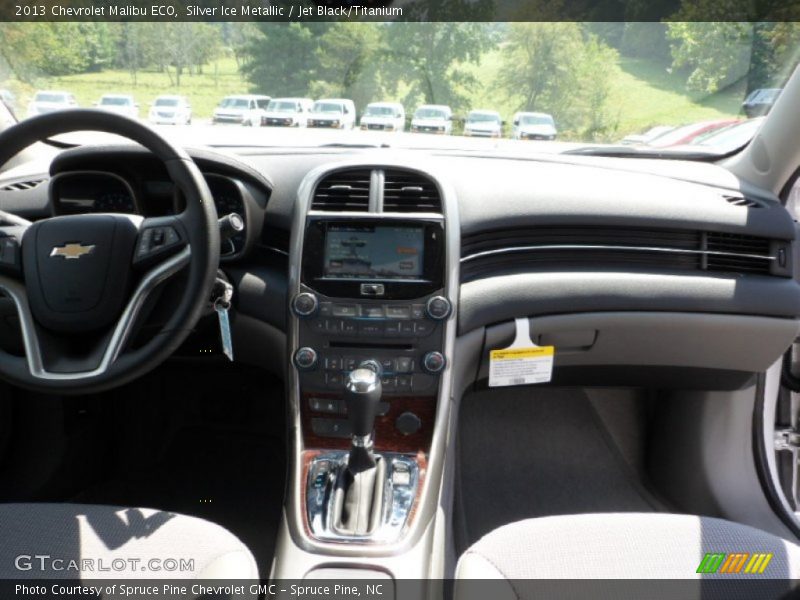 Silver Ice Metallic / Jet Black/Titanium 2013 Chevrolet Malibu ECO
