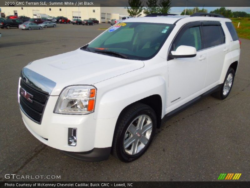 Summit White / Jet Black 2010 GMC Terrain SLE