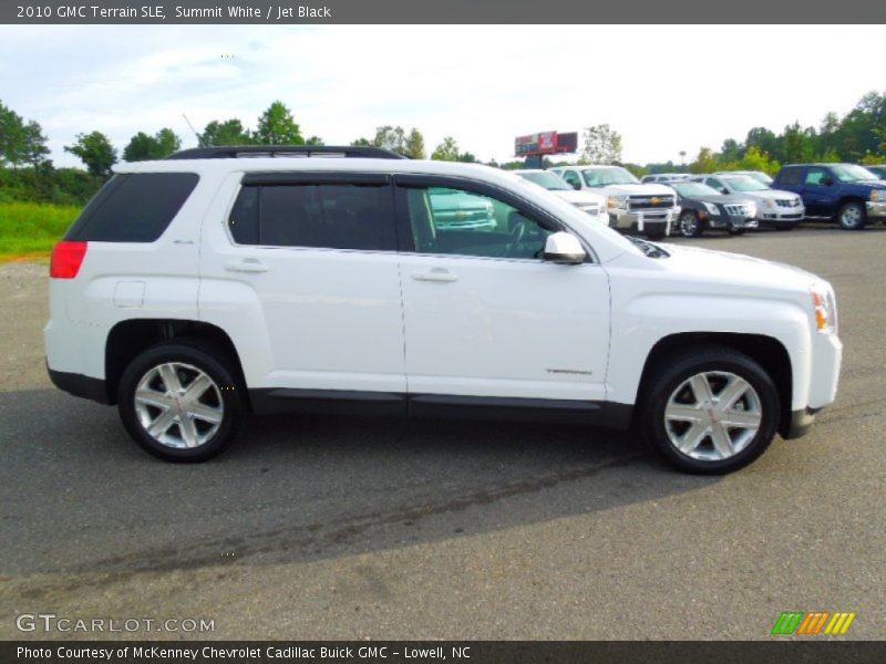 Summit White / Jet Black 2010 GMC Terrain SLE