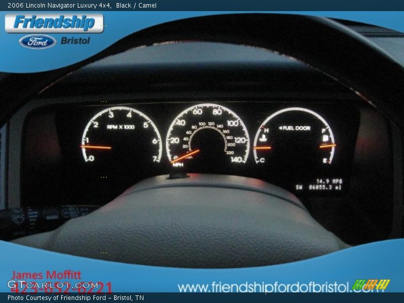 Black / Camel 2006 Lincoln Navigator Luxury 4x4