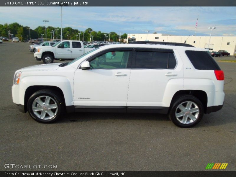 Summit White / Jet Black 2010 GMC Terrain SLE
