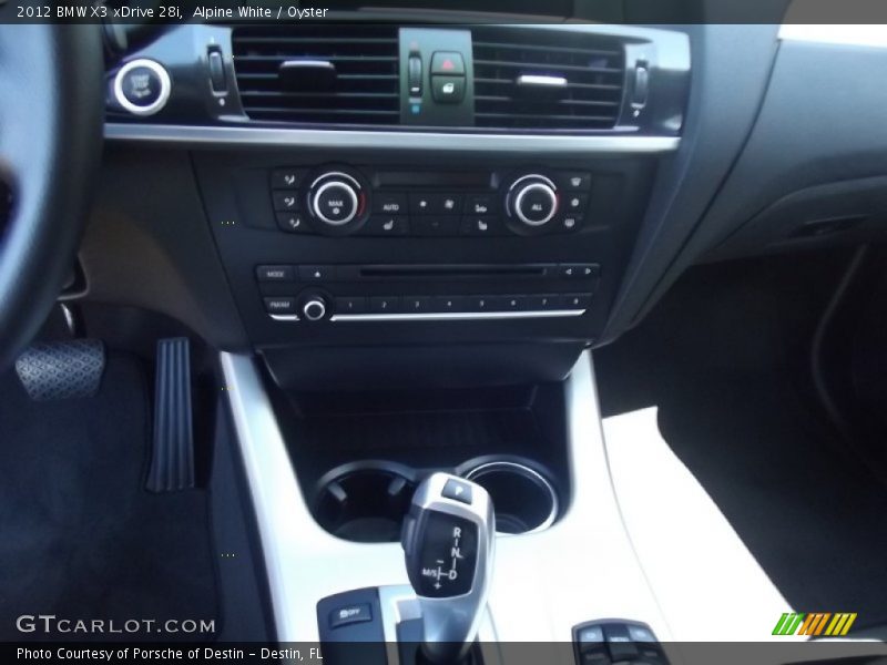 Alpine White / Oyster 2012 BMW X3 xDrive 28i