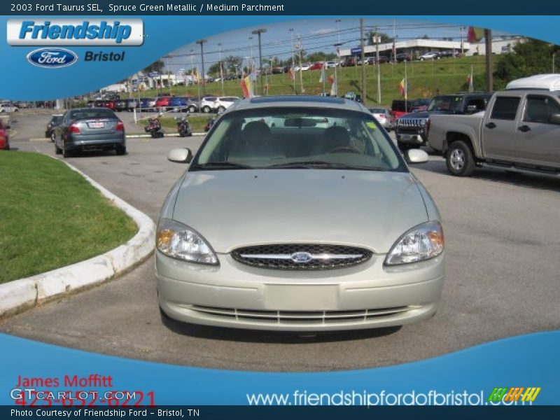 Spruce Green Metallic / Medium Parchment 2003 Ford Taurus SEL