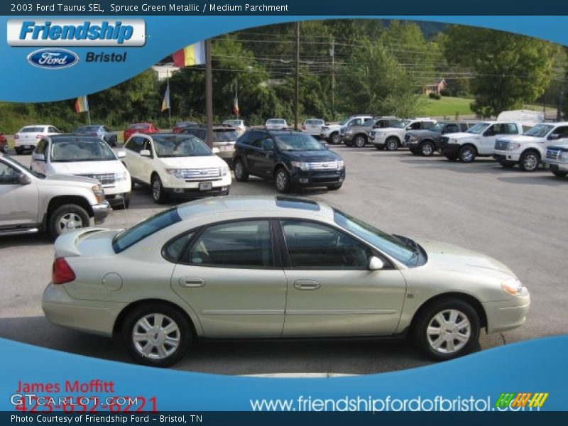 Spruce Green Metallic / Medium Parchment 2003 Ford Taurus SEL