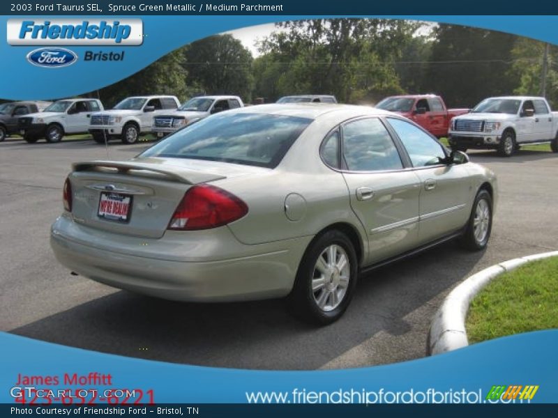 Spruce Green Metallic / Medium Parchment 2003 Ford Taurus SEL
