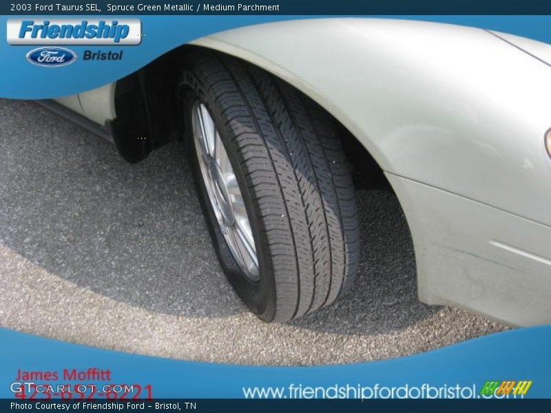 Spruce Green Metallic / Medium Parchment 2003 Ford Taurus SEL
