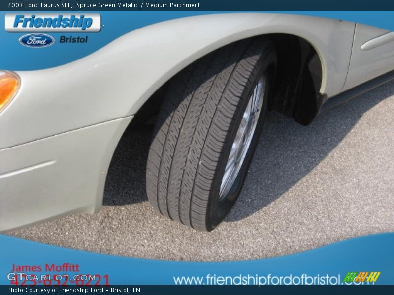 Spruce Green Metallic / Medium Parchment 2003 Ford Taurus SEL