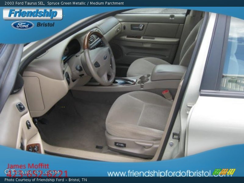 Spruce Green Metallic / Medium Parchment 2003 Ford Taurus SEL