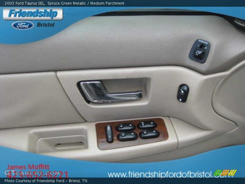 Spruce Green Metallic / Medium Parchment 2003 Ford Taurus SEL