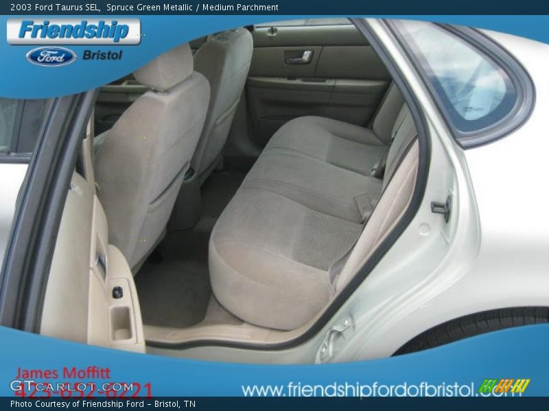 Spruce Green Metallic / Medium Parchment 2003 Ford Taurus SEL