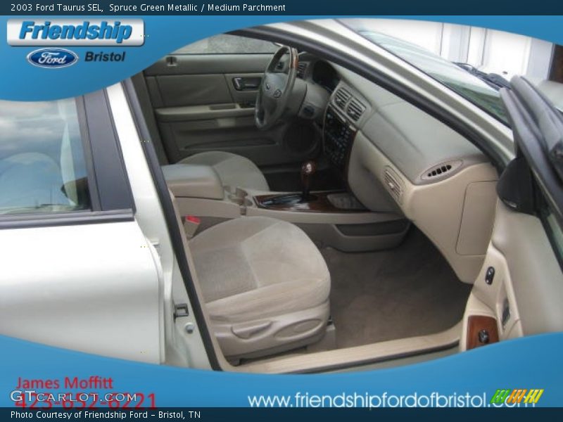 Spruce Green Metallic / Medium Parchment 2003 Ford Taurus SEL