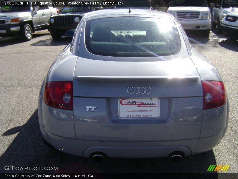 Aviator Grey Pearl / Ebony Black 2001 Audi TT 1.8T quattro Coupe