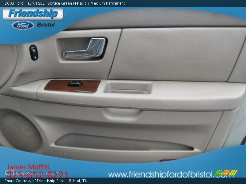 Spruce Green Metallic / Medium Parchment 2003 Ford Taurus SEL