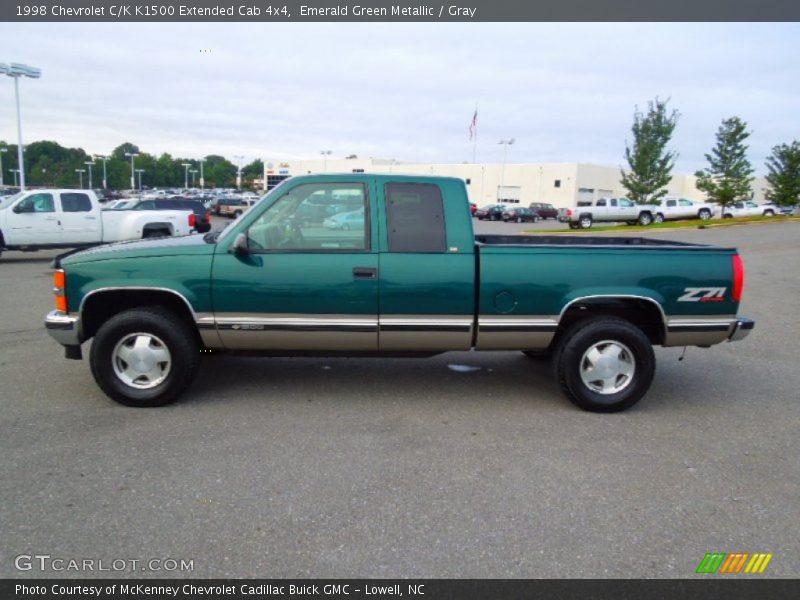  1998 C/K K1500 Extended Cab 4x4 Emerald Green Metallic