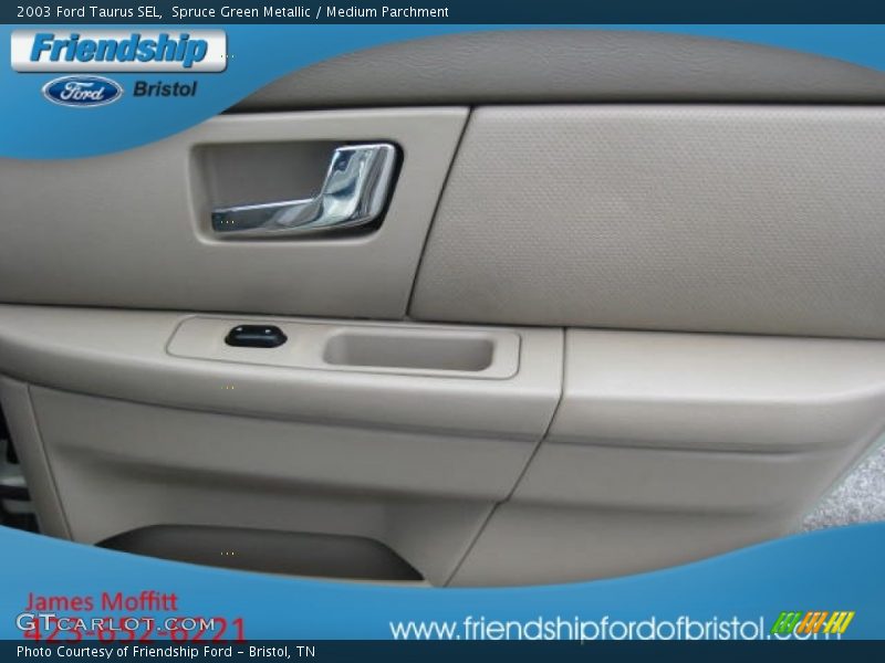 Spruce Green Metallic / Medium Parchment 2003 Ford Taurus SEL