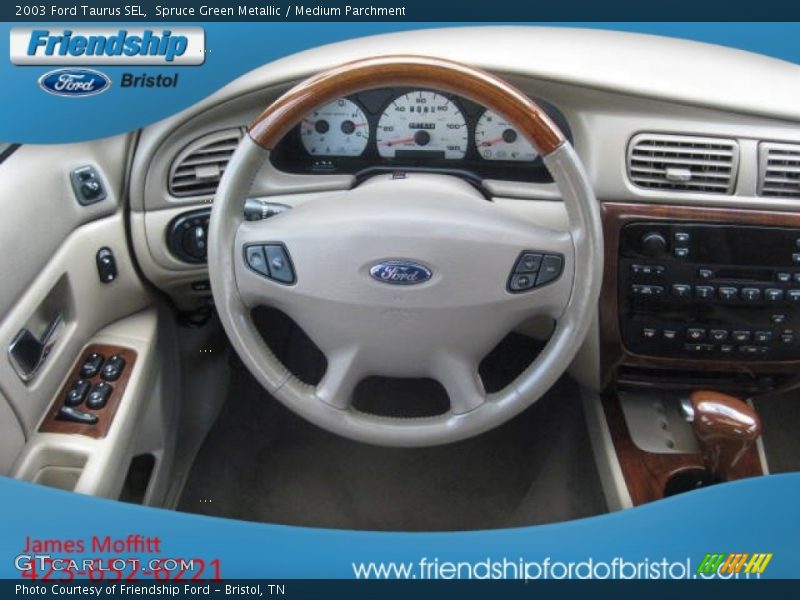 Spruce Green Metallic / Medium Parchment 2003 Ford Taurus SEL