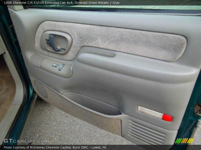 Emerald Green Metallic / Gray 1998 Chevrolet C/K K1500 Extended Cab 4x4