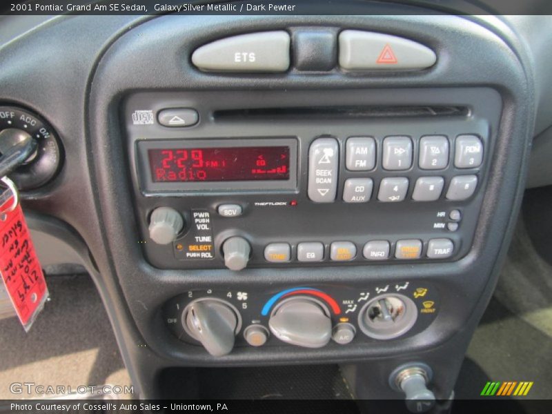 Audio System of 2001 Grand Am SE Sedan