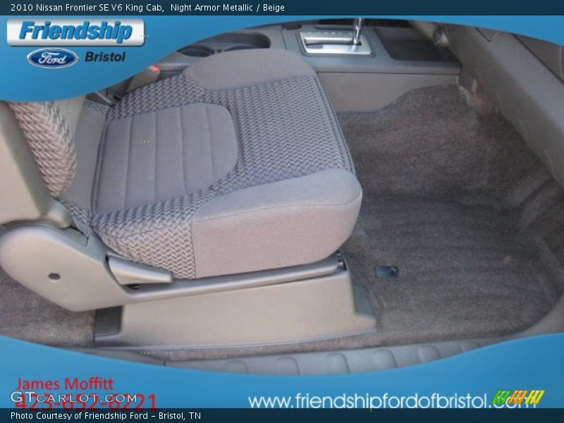 Night Armor Metallic / Beige 2010 Nissan Frontier SE V6 King Cab