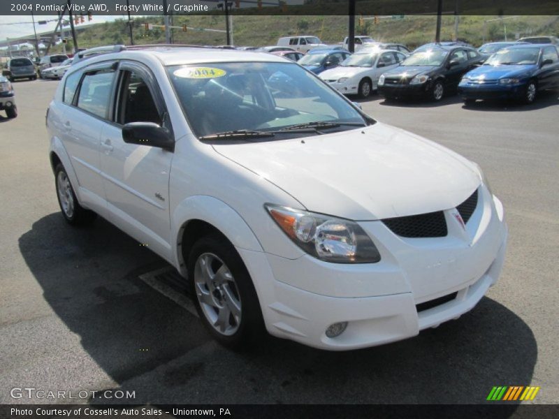 Frosty White / Graphite 2004 Pontiac Vibe AWD
