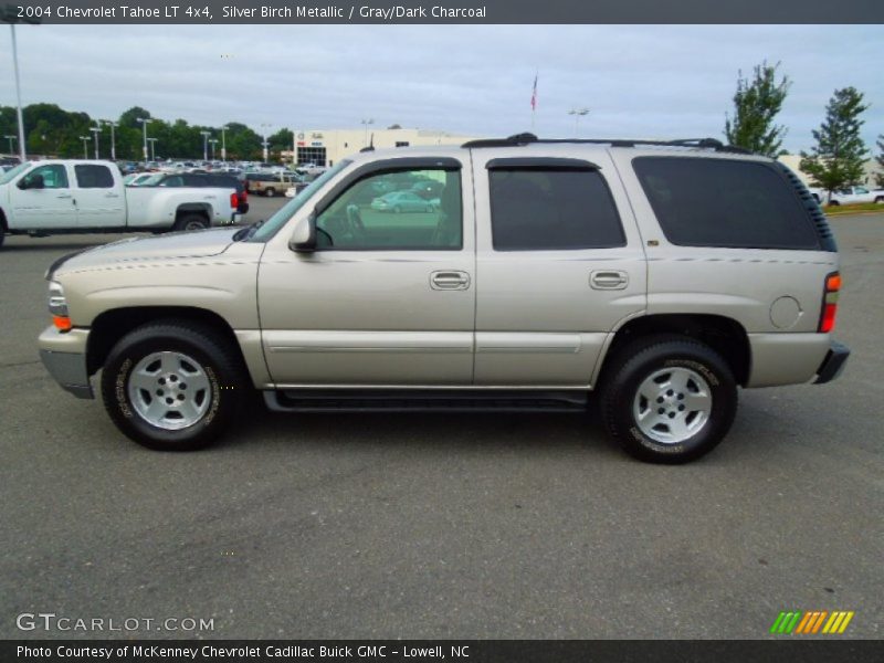 Silver Birch Metallic / Gray/Dark Charcoal 2004 Chevrolet Tahoe LT 4x4