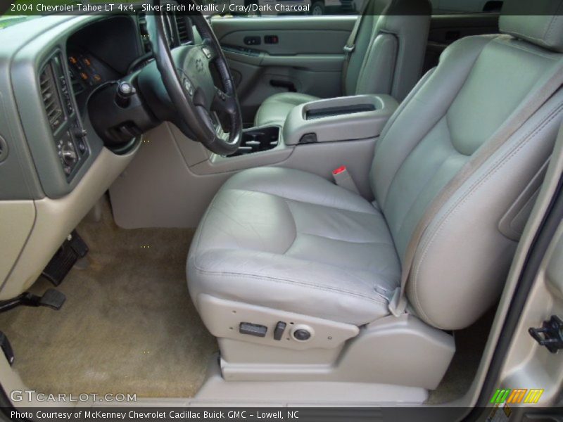 Silver Birch Metallic / Gray/Dark Charcoal 2004 Chevrolet Tahoe LT 4x4