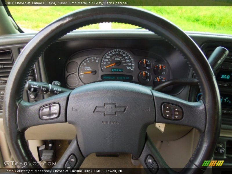 Silver Birch Metallic / Gray/Dark Charcoal 2004 Chevrolet Tahoe LT 4x4