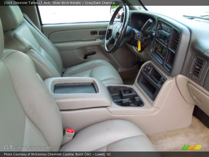 Silver Birch Metallic / Gray/Dark Charcoal 2004 Chevrolet Tahoe LT 4x4
