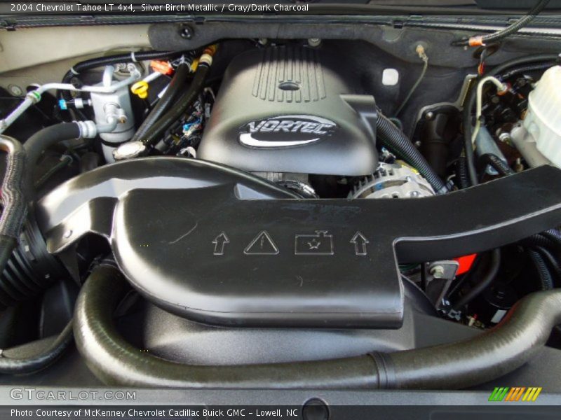 Silver Birch Metallic / Gray/Dark Charcoal 2004 Chevrolet Tahoe LT 4x4