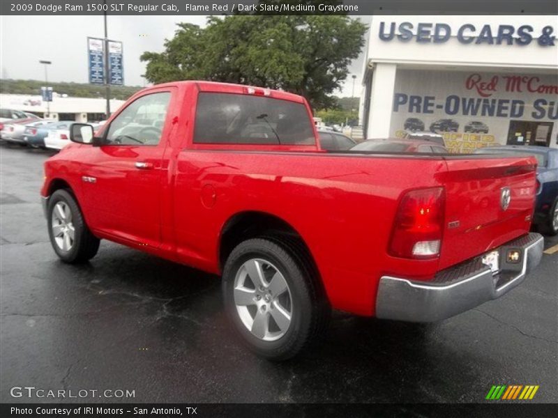 Flame Red / Dark Slate/Medium Graystone 2009 Dodge Ram 1500 SLT Regular Cab