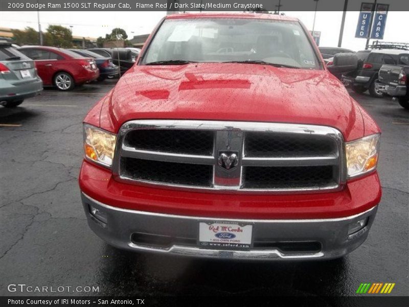 Flame Red / Dark Slate/Medium Graystone 2009 Dodge Ram 1500 SLT Regular Cab