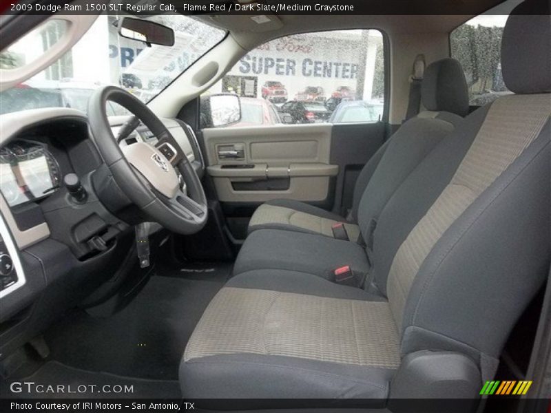Flame Red / Dark Slate/Medium Graystone 2009 Dodge Ram 1500 SLT Regular Cab