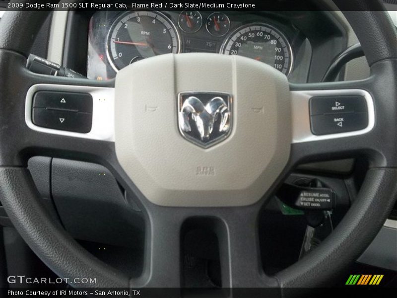 Flame Red / Dark Slate/Medium Graystone 2009 Dodge Ram 1500 SLT Regular Cab
