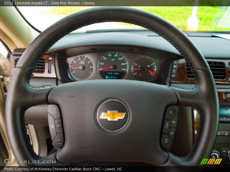 Gold Mist Metallic / Ebony 2012 Chevrolet Impala LT