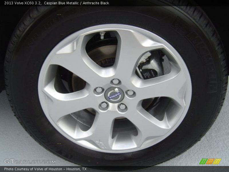 Caspian Blue Metallic / Anthracite Black 2013 Volvo XC60 3.2