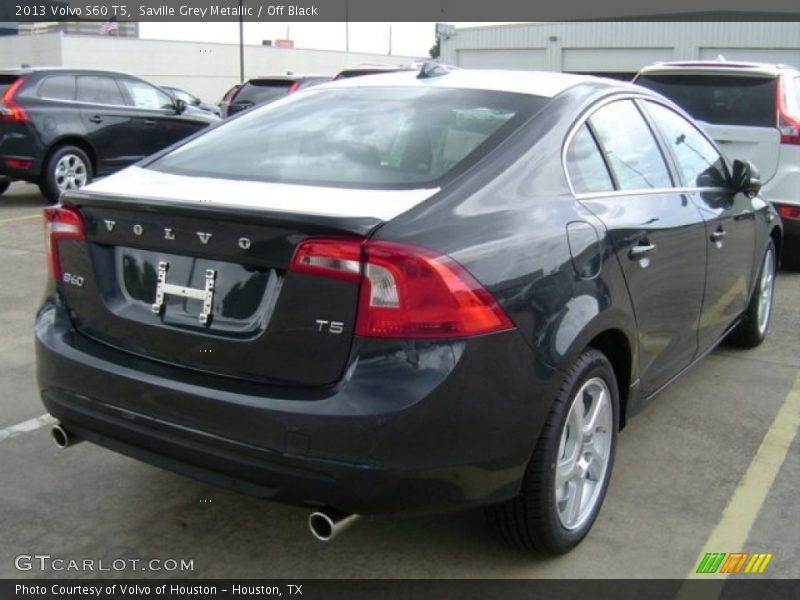 Saville Grey Metallic / Off Black 2013 Volvo S60 T5