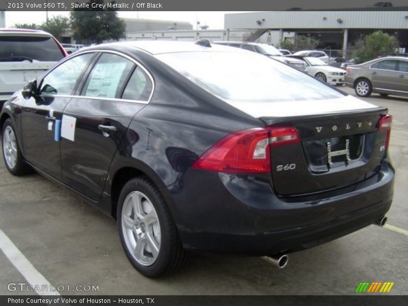 Saville Grey Metallic / Off Black 2013 Volvo S60 T5