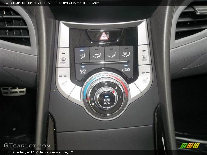 Titanium Gray Metallic / Gray 2013 Hyundai Elantra Coupe SE