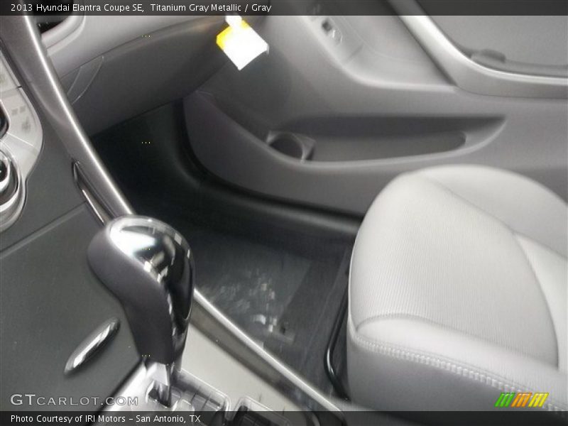 Titanium Gray Metallic / Gray 2013 Hyundai Elantra Coupe SE